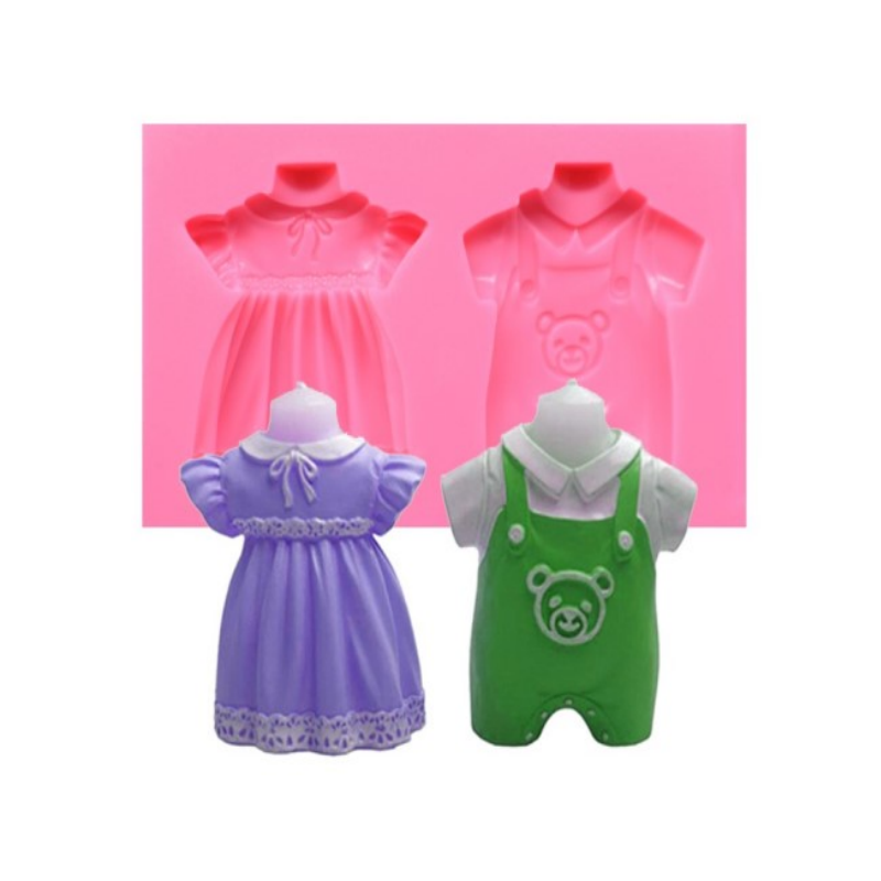 Baby clothes silicone mold