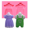 Baby clothes silicone mold