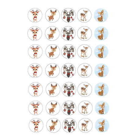 Christmas Chocolate Transfer Foil A4