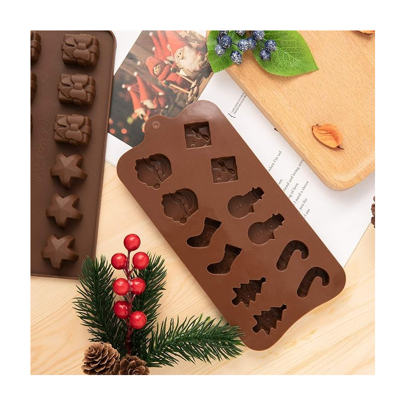 Christmas chocolate silicone mold