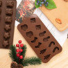 Christmas chocolate silicone mold