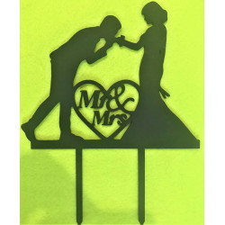 MR & MRS Kissing hands...
