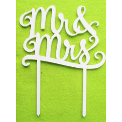 MR & MRS írott betűvel