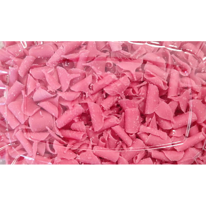 Eper ízű csokoládé forgács 100g