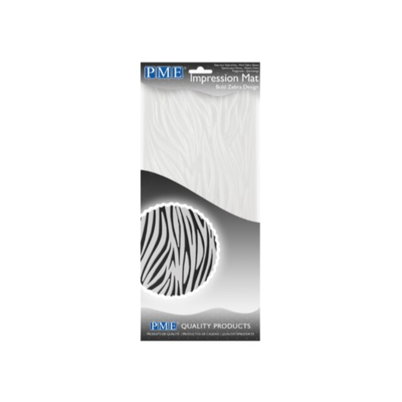 PME mintázó és textúrázó lap zebra minta