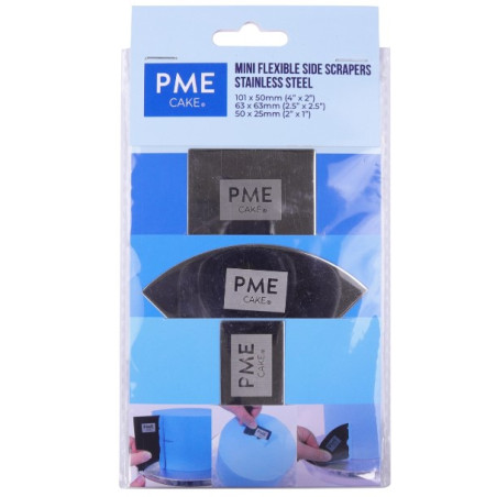 Mini Flexible Icing Side Scrapers Set of 3