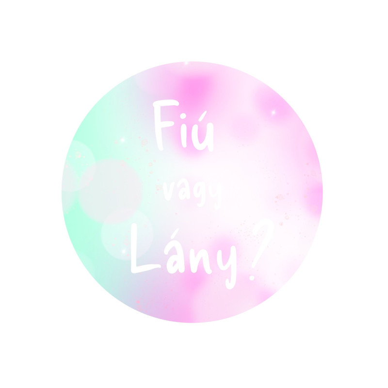 Baby - baby shower Icing sheet A4 20cm circle