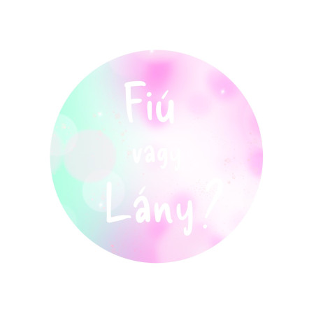 Baby - baby shower Icing sheet A4 20cm circle