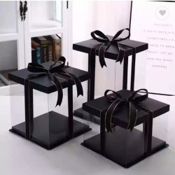 34x34x36 cm Transparent Cake Box