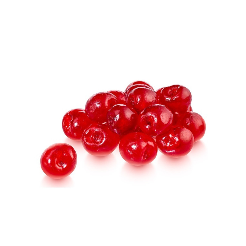 Candied red cocktail cherry 200g