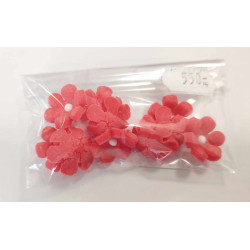Marzipan small red flowers