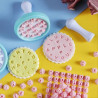 Round Cookie Letters & Numbers Stamp set