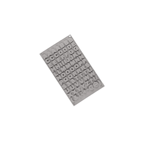 Alphabet and symbols silicone mold (capital letters)