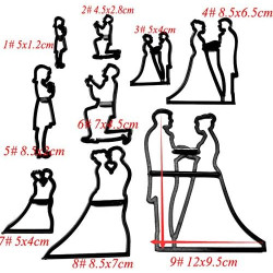Wedding Theme Cutter set of 9
