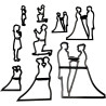 Wedding Theme Cutter set of 9