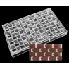 Pyramid - cube polycarbonate chocolate mold