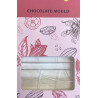 Broken pattern polycarbonate chocolate bar mold
