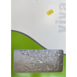 Crushed pattern polycarbonate chocolate bar mold