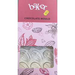 Oval polycarbonate chocolate mold