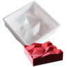 Mousse silicone mold square diamond