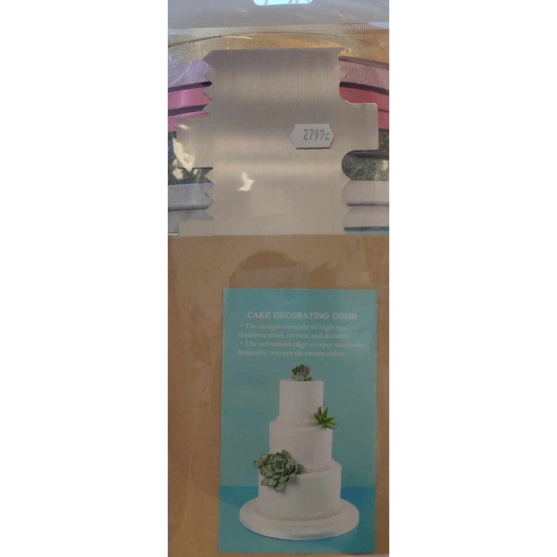 Fém torta mintázó 10.3*25.5cm