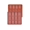Mini chocolate bars silicone mold