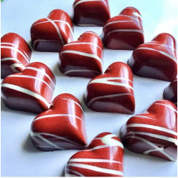 Heart polycarbonate chocolate mold
