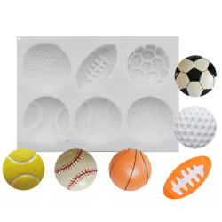 Sport - balls silicone mold