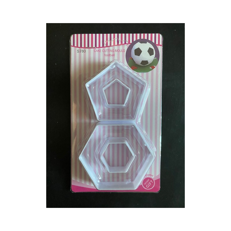 Football cutter set of 4