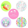 Easter patterns Icing sheet circle A/5 (13cm)