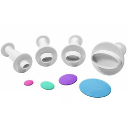 Oval Plunger Cutter set of 4