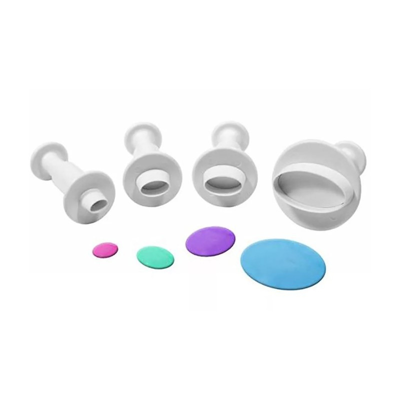 Oval Plunger Cutter set of 4