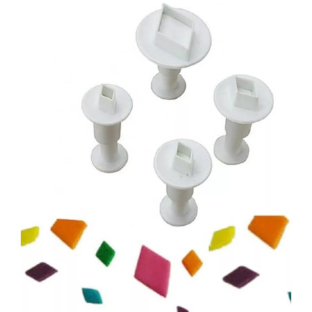 Diamond plunger cutter set of 4