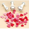 Hearts plunger cutter set of 3