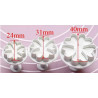 Shamrock / Cloves plunger cutter set of 3