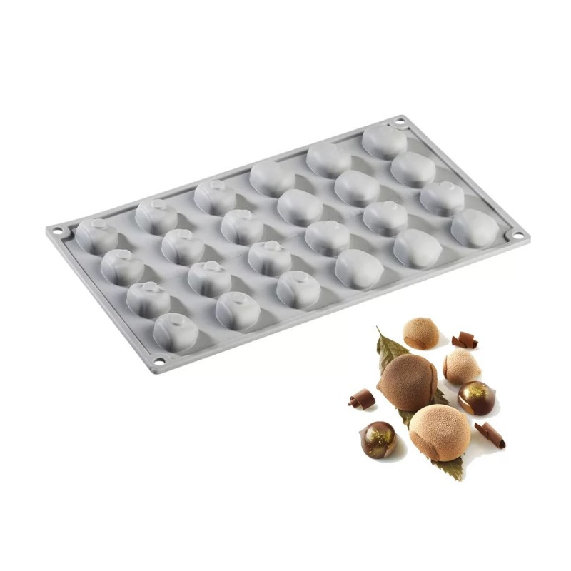 Chestnut - nuts silicone mold