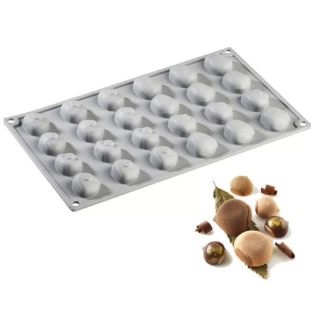 Chestnut - nuts silicone mold