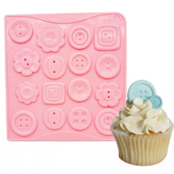 Buttons silicone mold