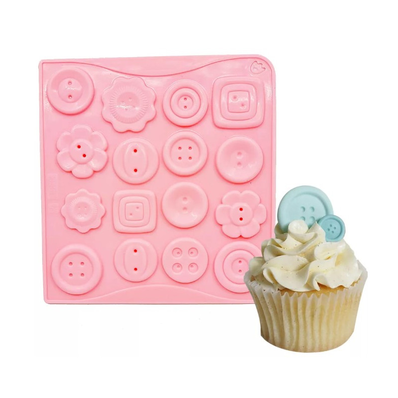 Buttons silicone mold
