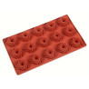Mini twisted bundt cake silicone mold 15 cavities