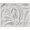 Feathers silicone mold