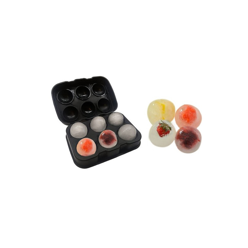Large sphere silicone mold 6 cavities