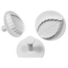 Rose leaves plunger cutter set of 3