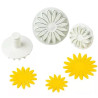 Gerbera Daisy Plunger cutter set of 3