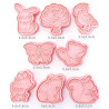 Animals cutter & embossing set of 8