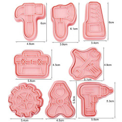 Tools cutter and embossing set of 8