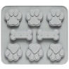 Dog paws and bones silicone mold