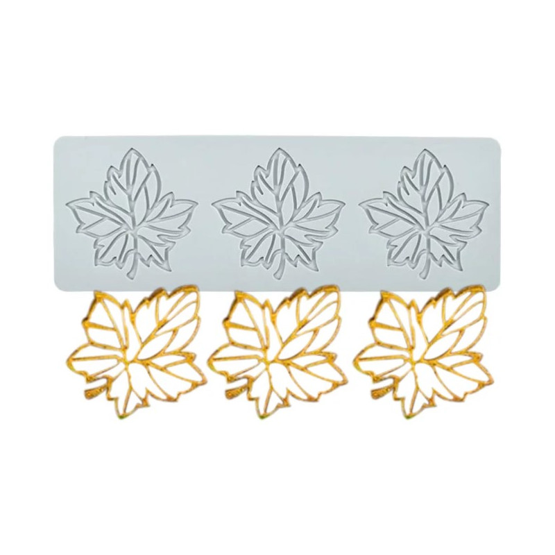 Silicone leaves mold - Maple tree leaf