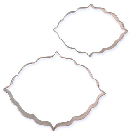 Cookie & Cake Plaque Cutter Style 2