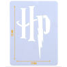 HARRY POTTER CAKE STENCIL, HP LOGO, LARGE